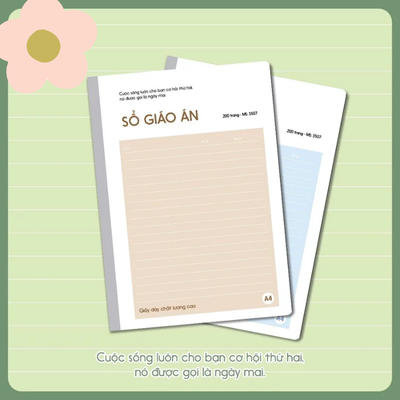 Sổ Giáo Án Cao cấp